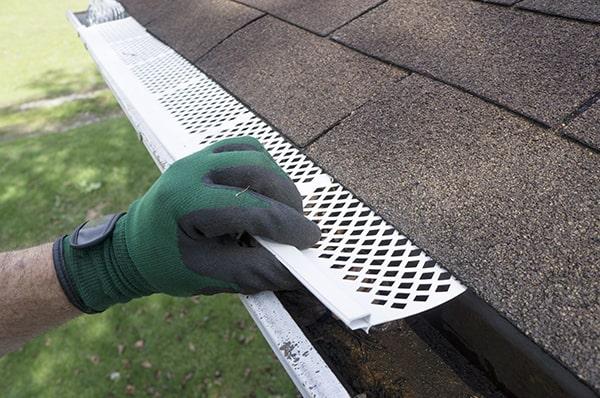 gutter guards act as a barrier to prevent pests and animals from nesting in your gutters, keeping them clean and free of debris